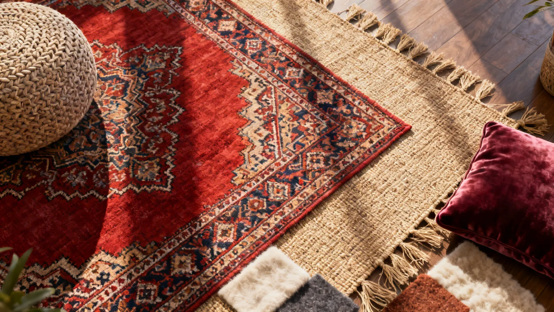 2. Layer textures for a cozy, collected vibe