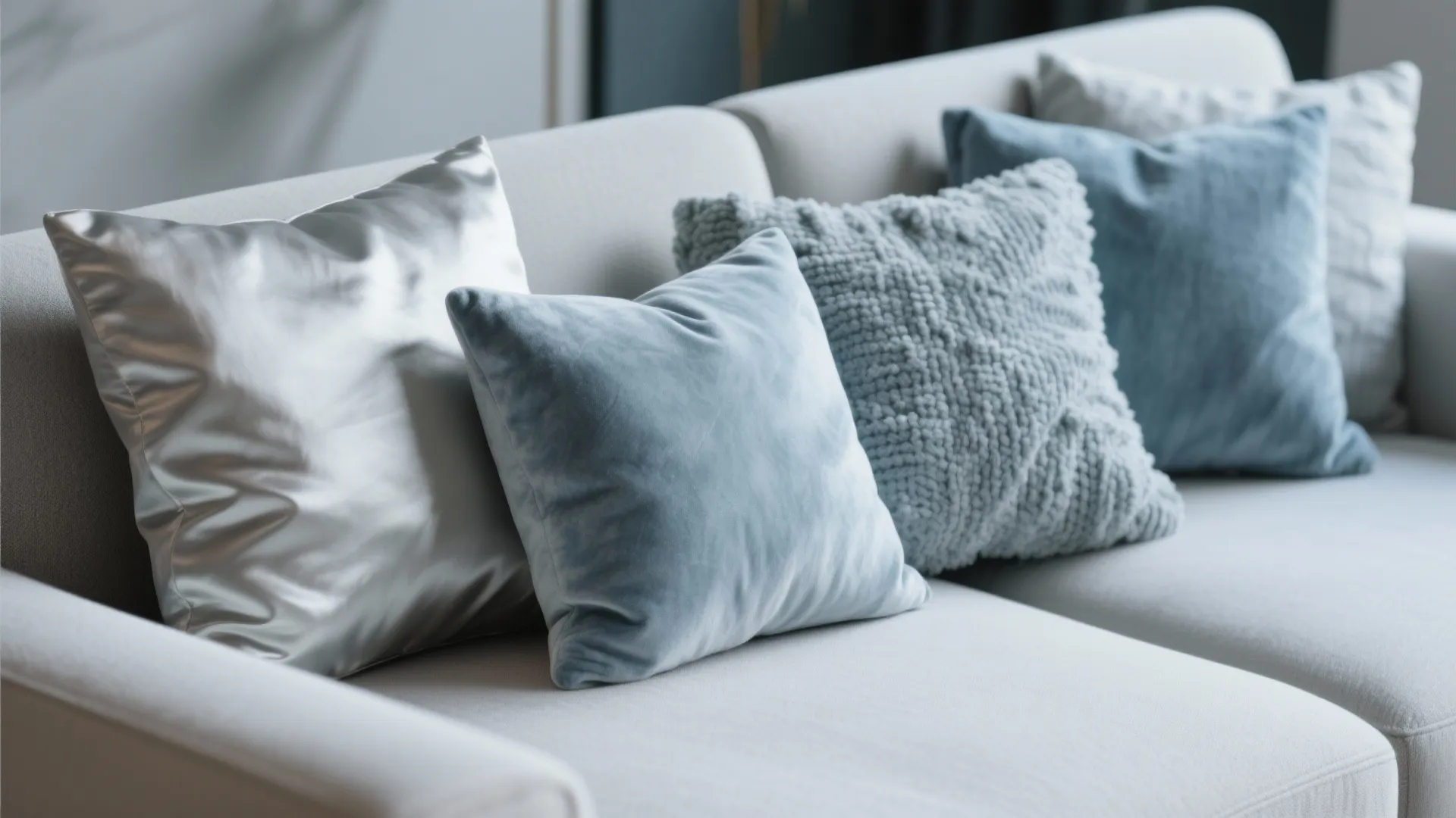 6. Layered Throw Pillows