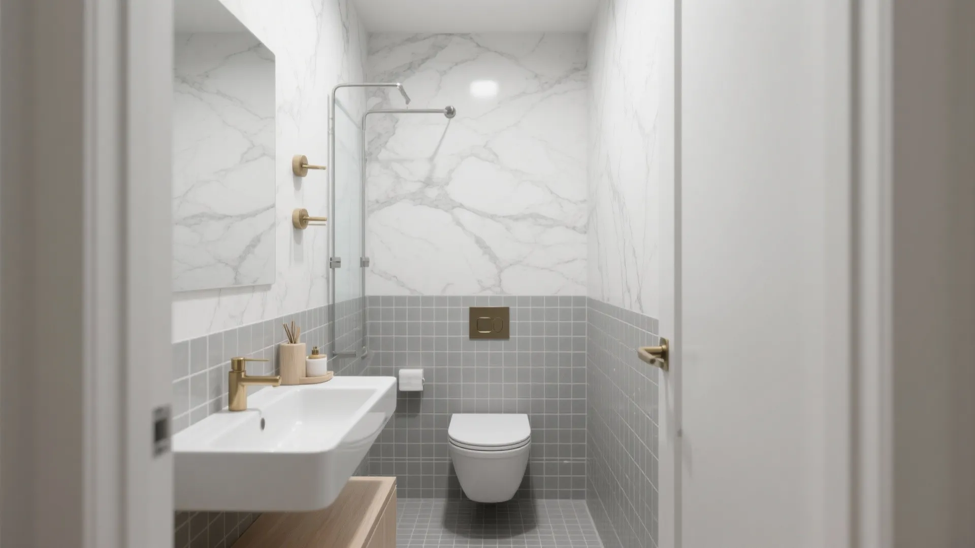 Minimal Grey-White Palette with Layered Textures