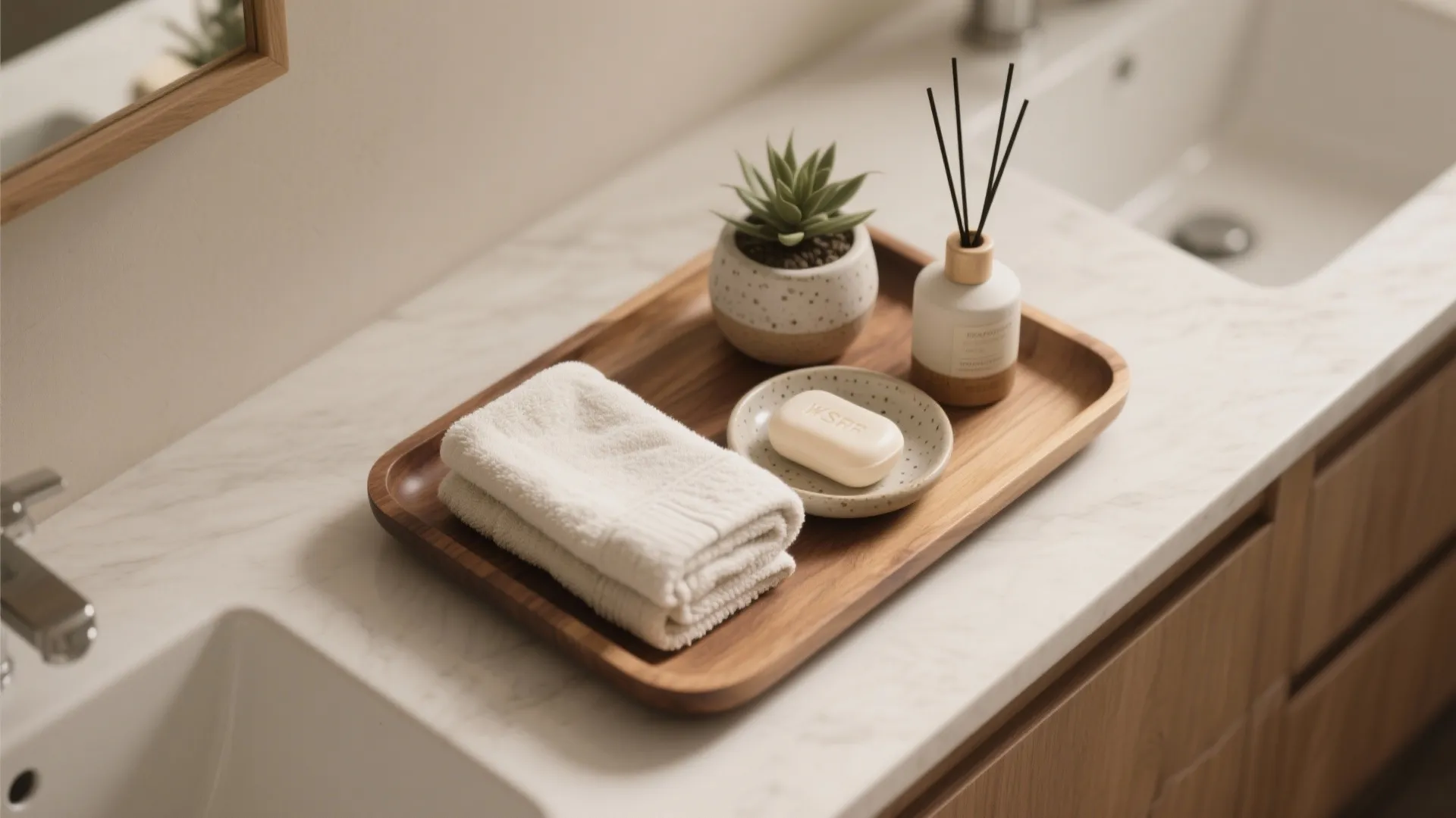 5. The Layered Tray (Mixed Textures and Heights)