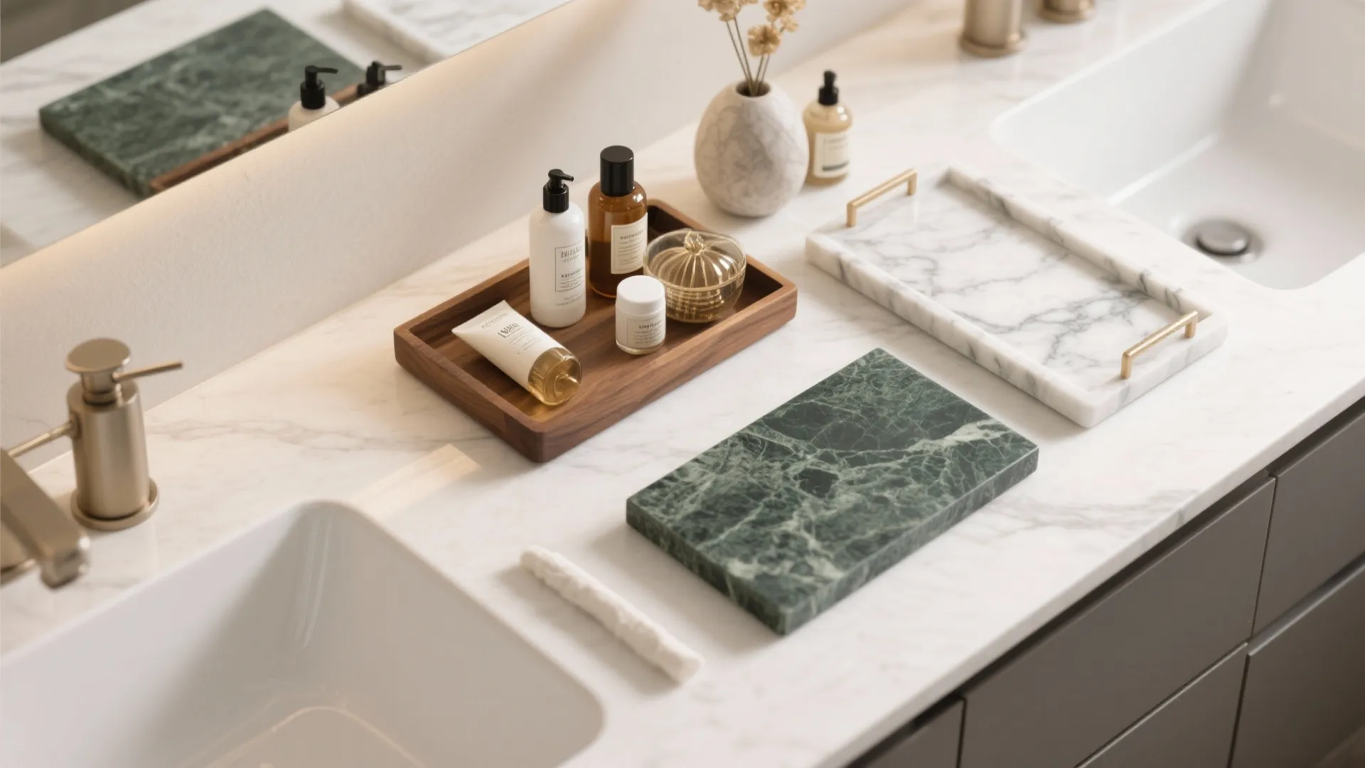 1. Play with layered trays