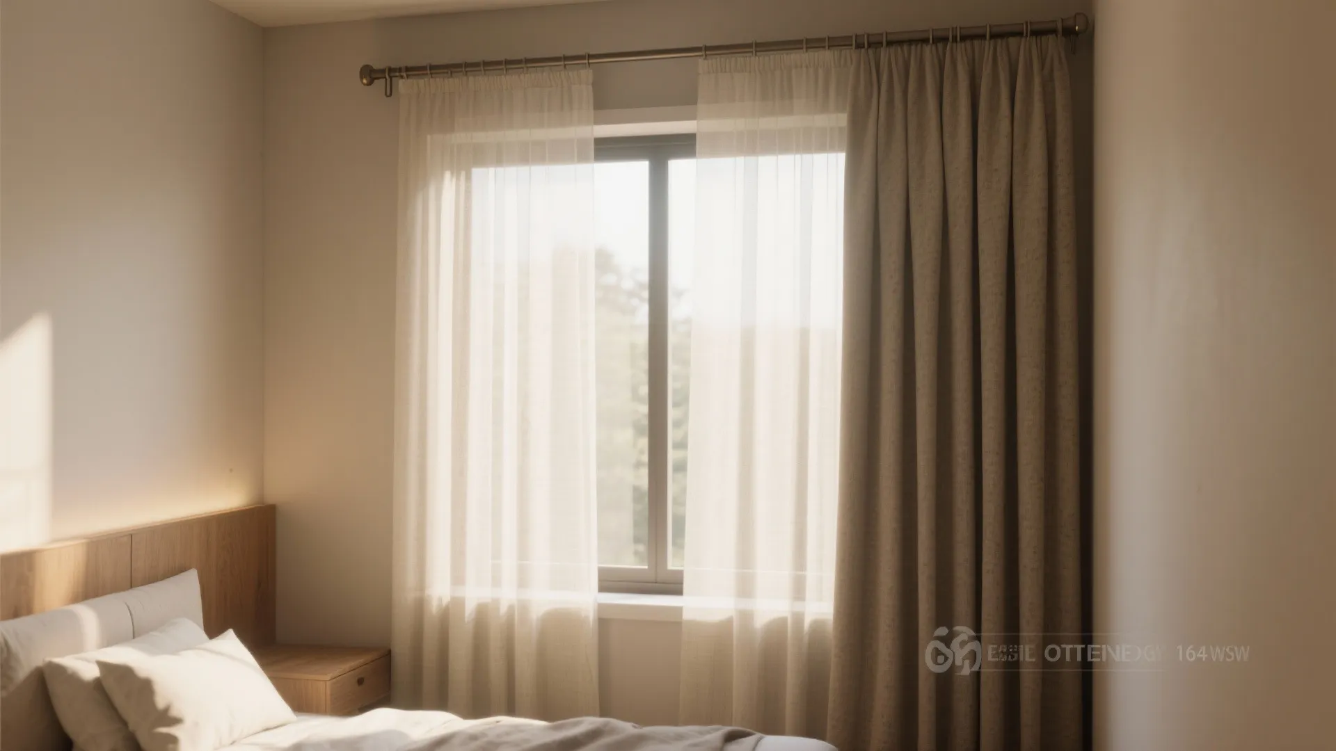 1. Layered treatments for light control and softness