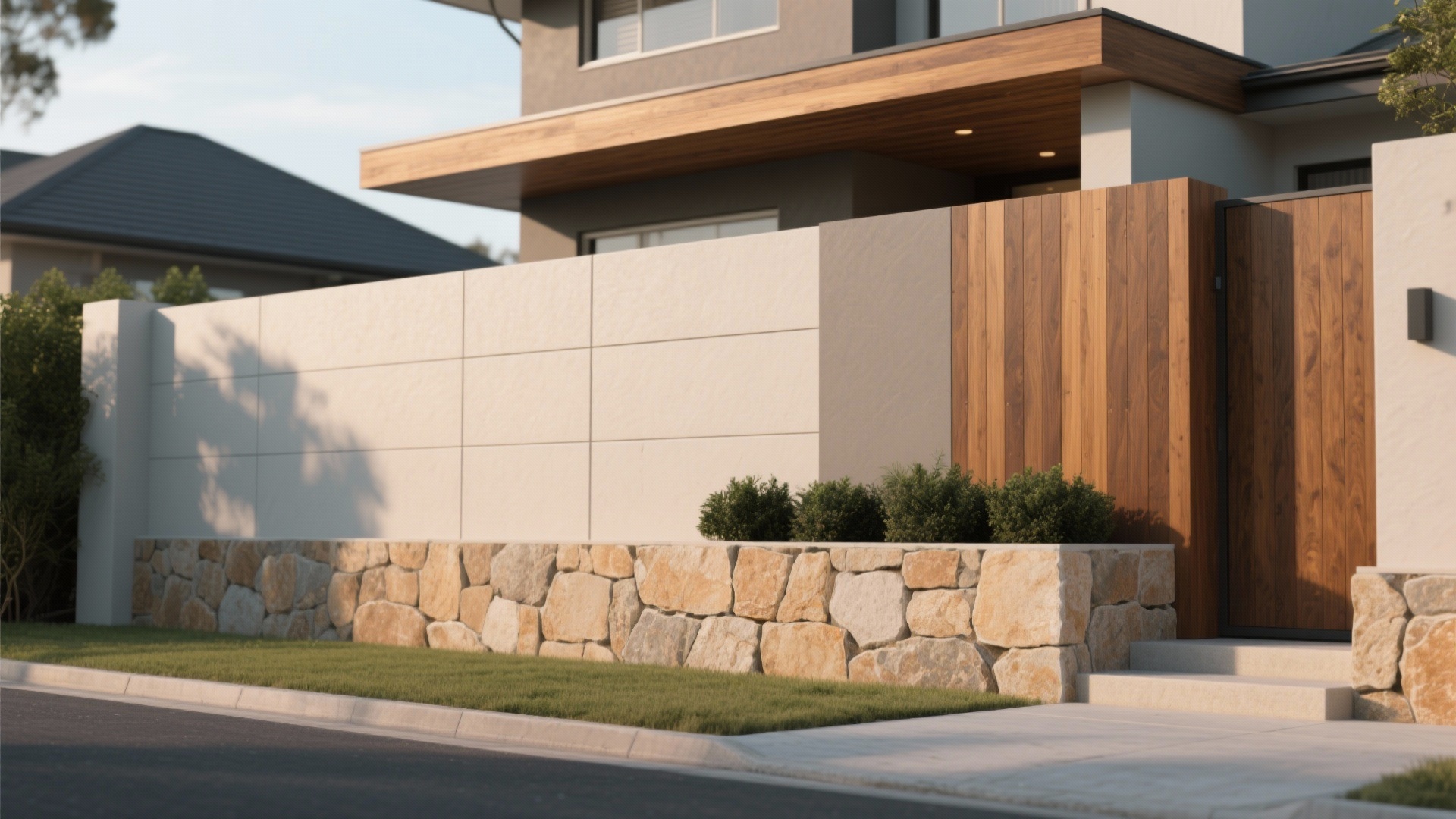 House Front Compound Wall Design Pictures: 5 Ideas