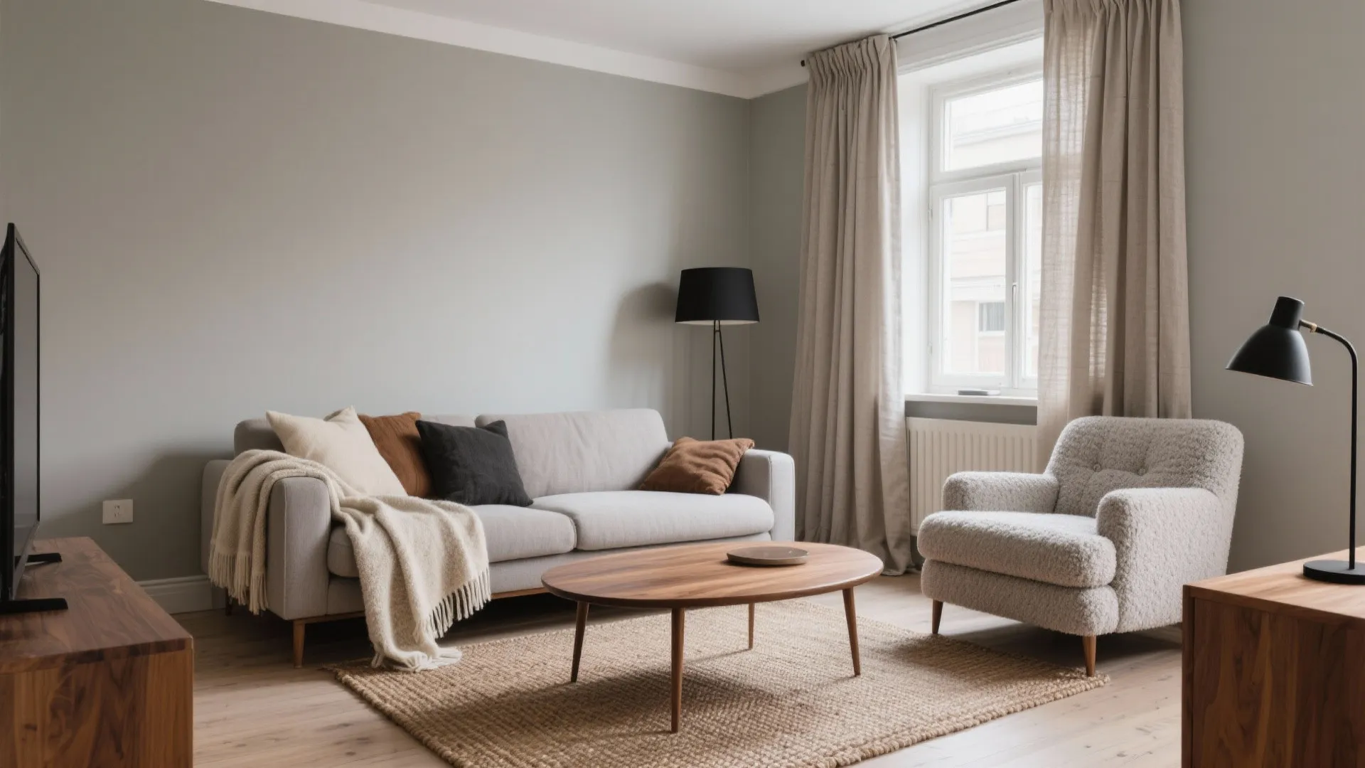 Layered Neutrals: Warm Greys Meet Natural Texture