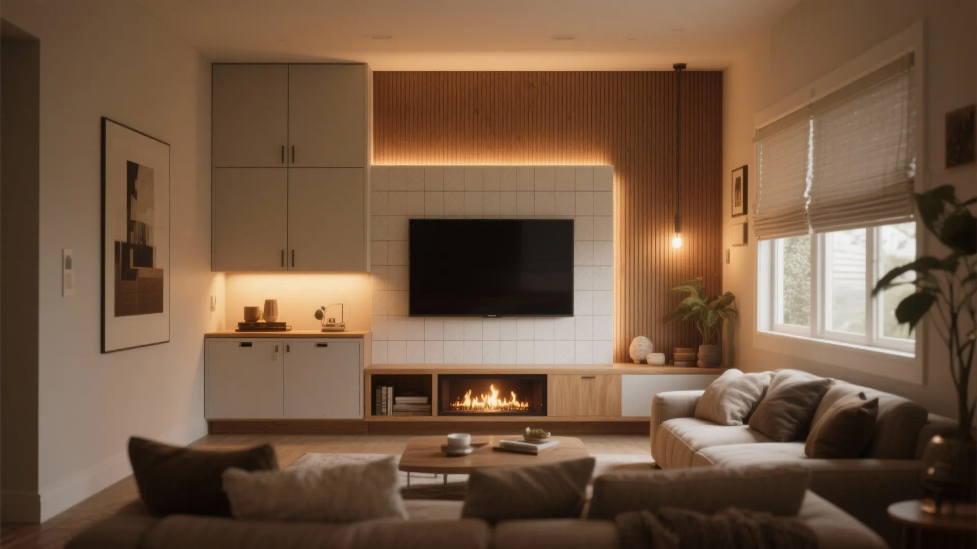 Idea 5: Layered Warmth—Materials, Light, and Storage