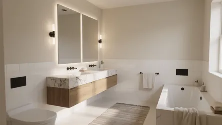 5 White Bathroom Designs That Feel Fresh, Warm, and Real