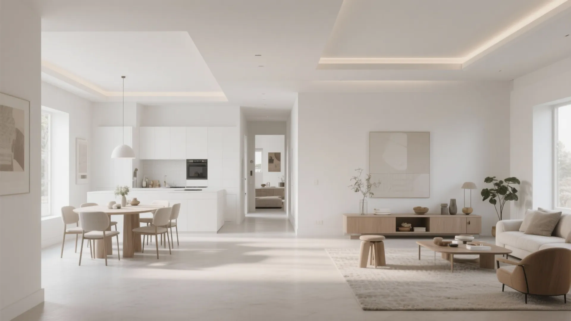 5. Layered whites for dynamic, lived-in spaces