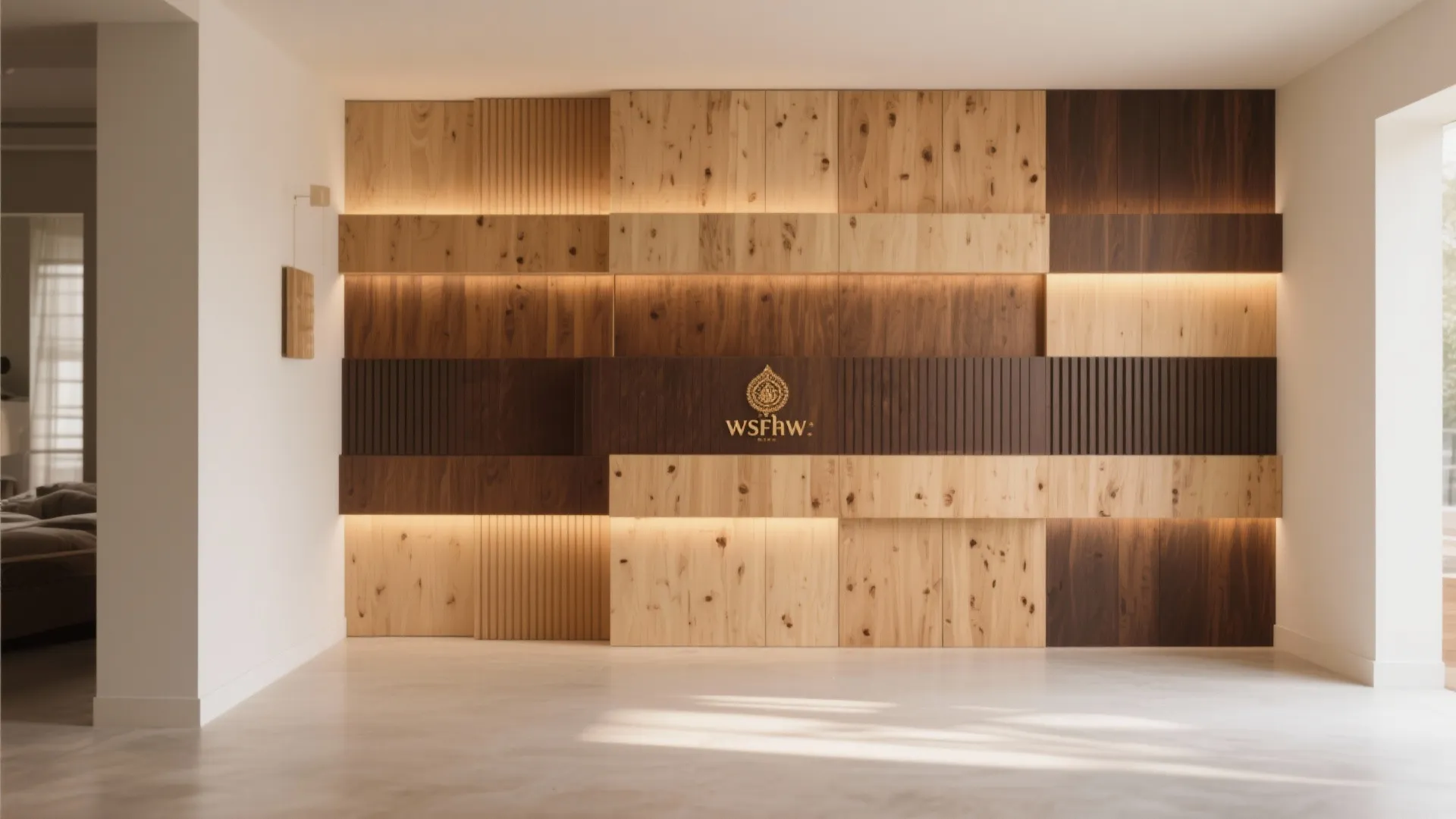 Layered Wooden Panels