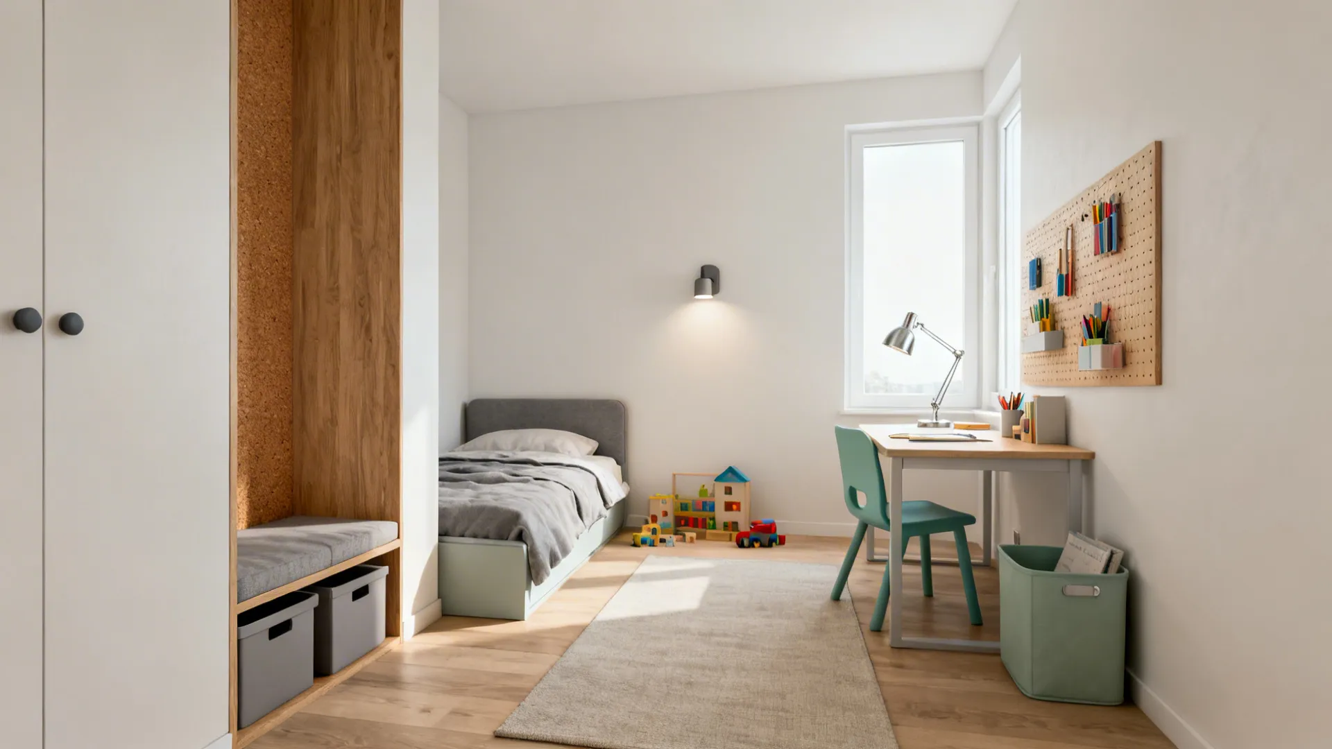 Layered Zones: Sleep, Study, Play in One Footprint