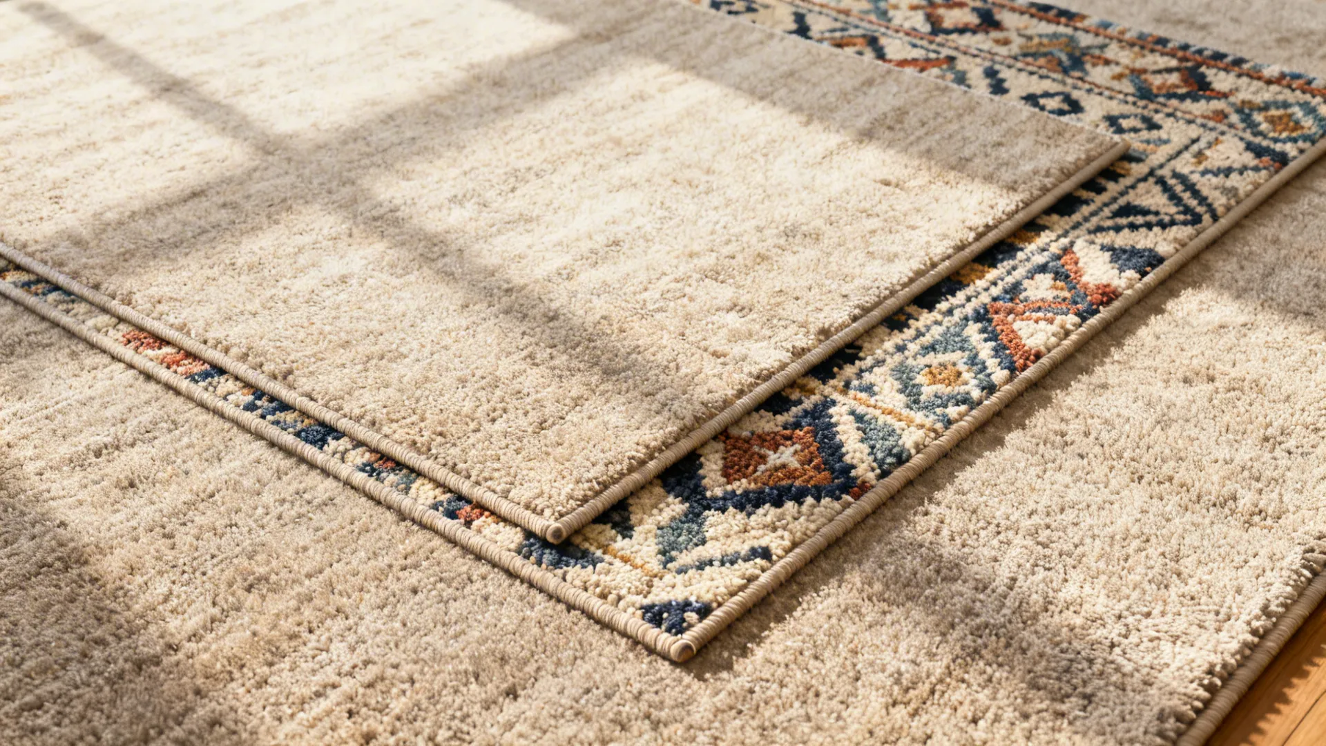 4. Layering Rugs