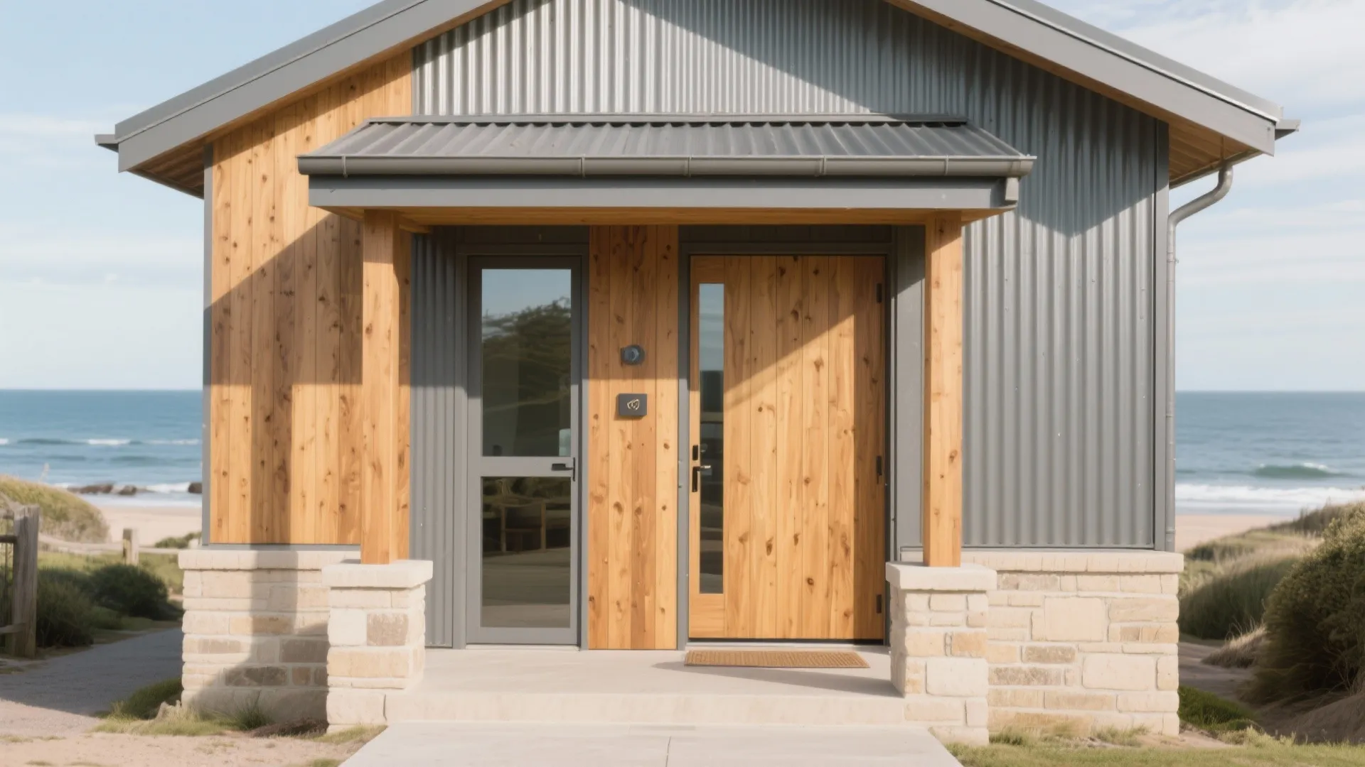 Material Layering: Warm Timber Meets Cool Metal