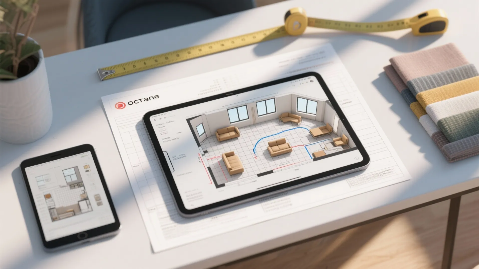 3. Light, layout and a quick 3D test