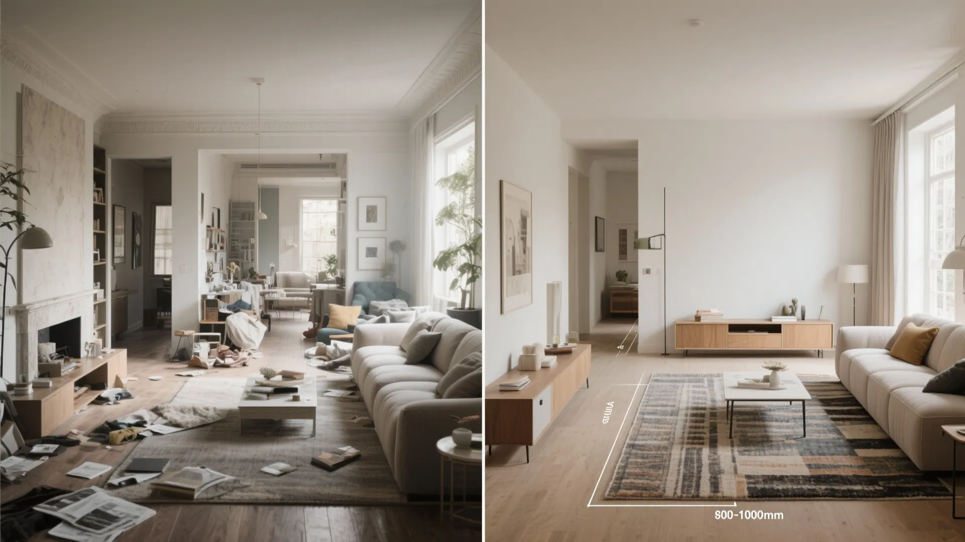 Traffic-smart layouts: define circulation, then furnish