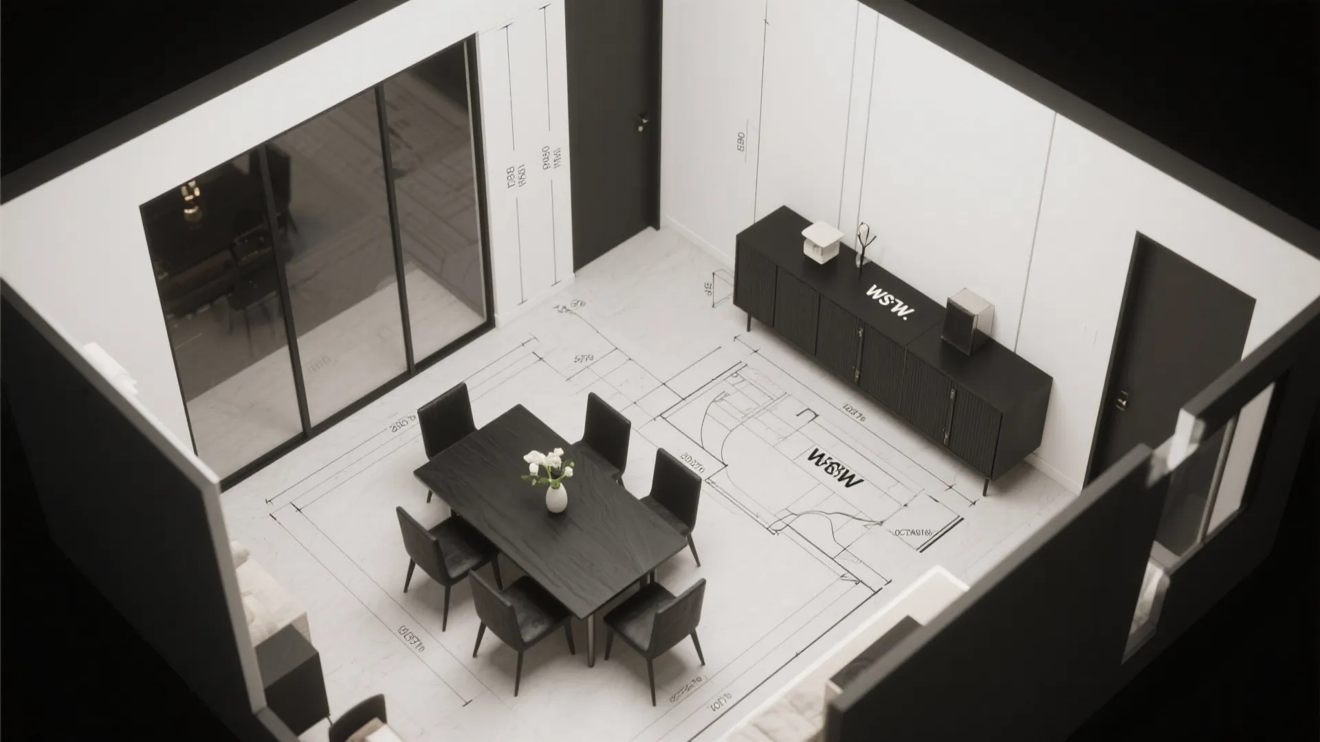 5. Balance scale with a thoughtful layout