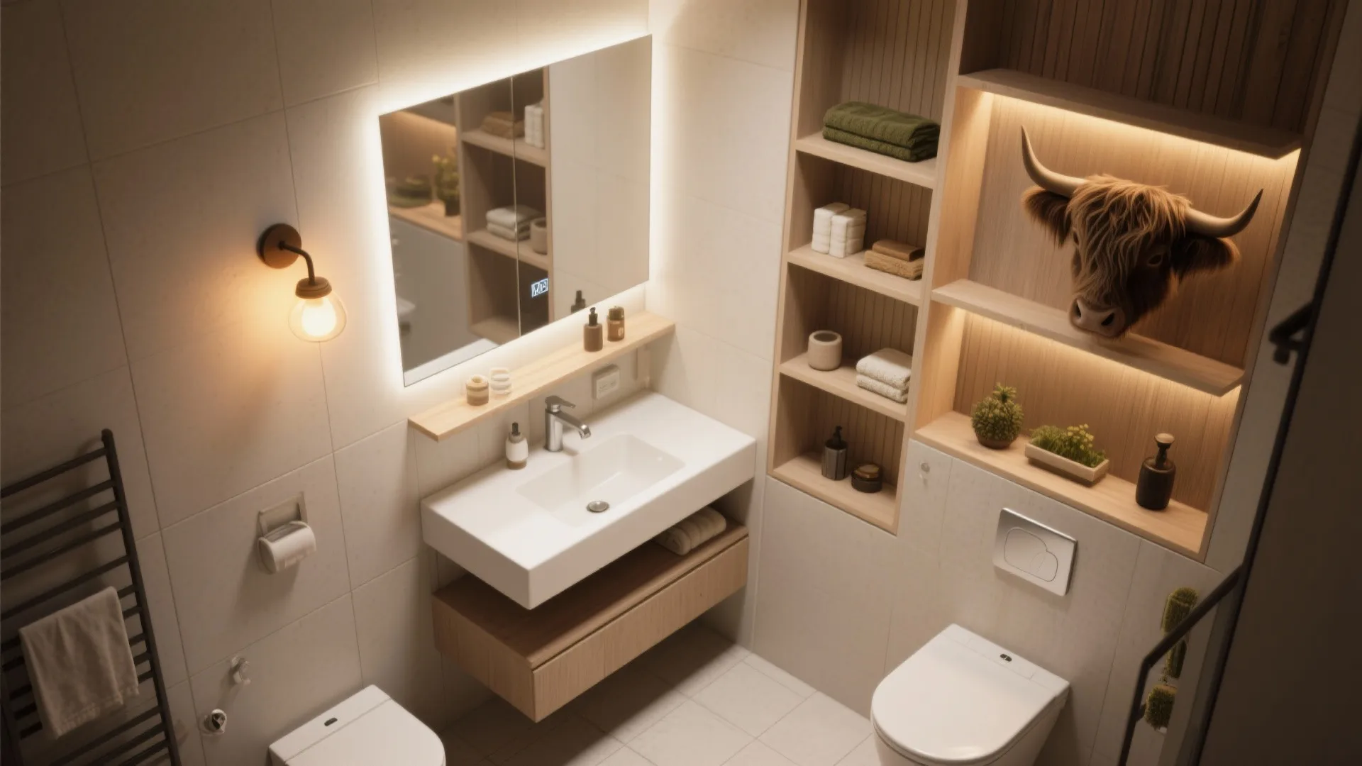 5. Compact Layouts and Lighting Tricks