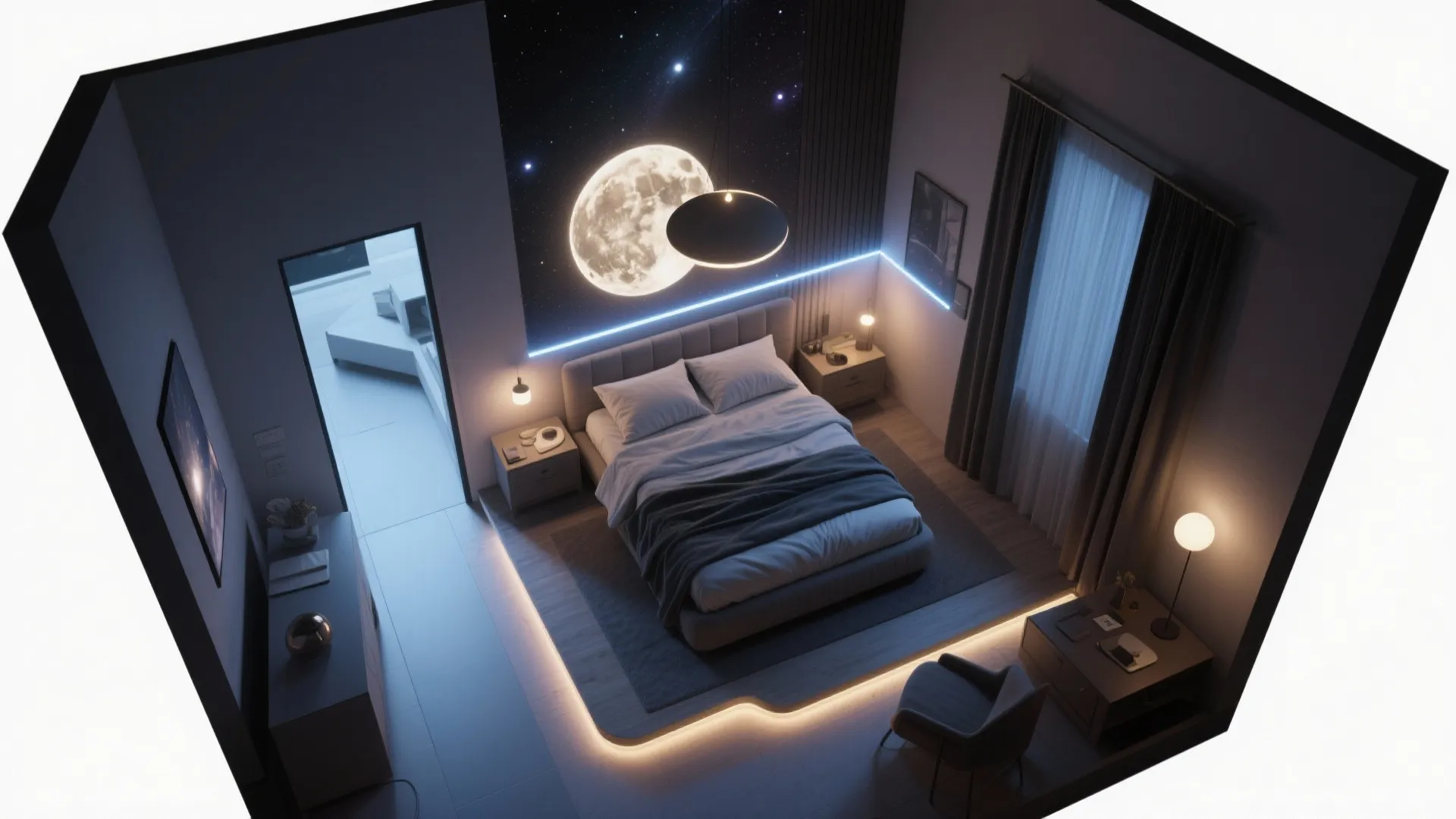 Galactic Lighting and Layout