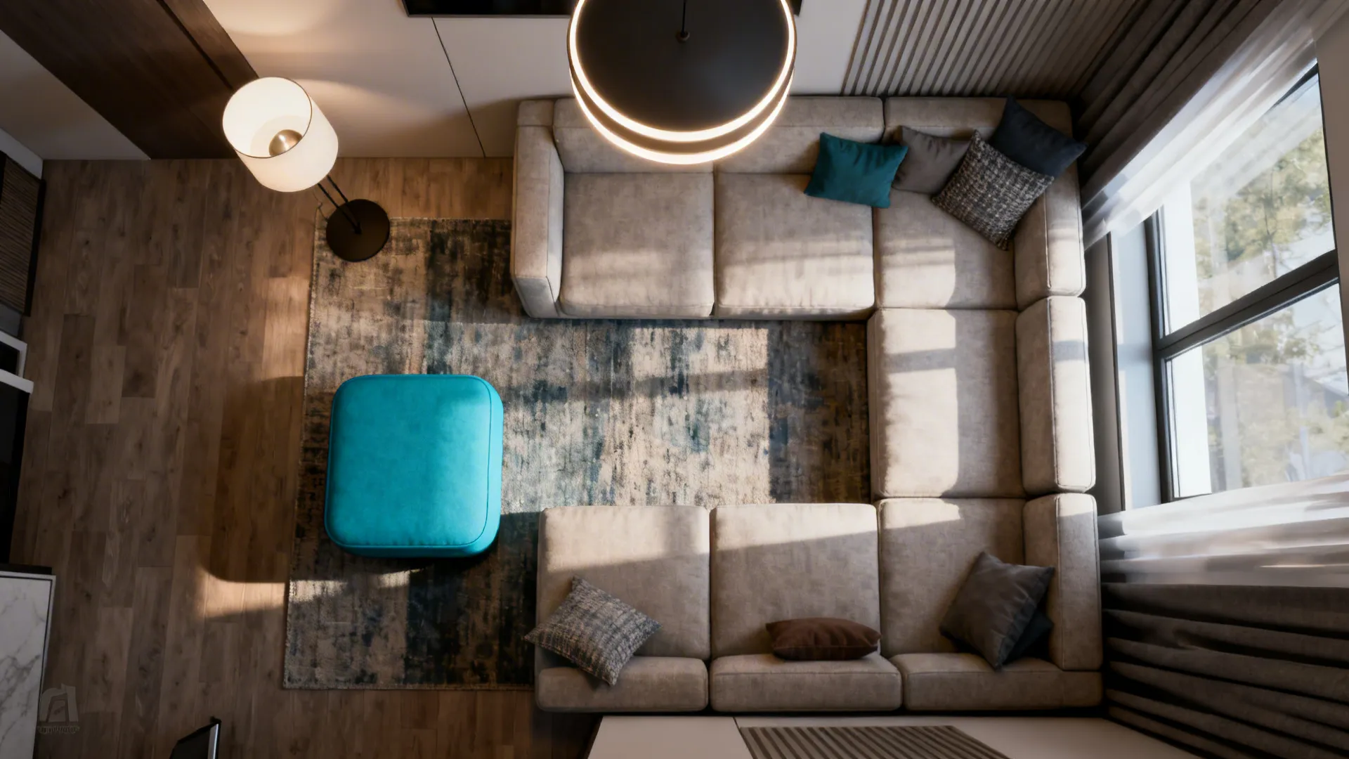 5. Flexible layout and smart lighting