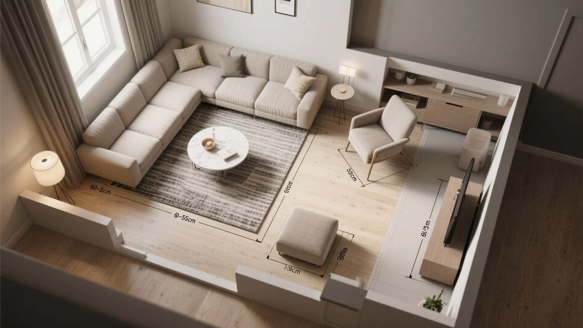 Putting it together: layout, scale and selecting a cohesive furniture set