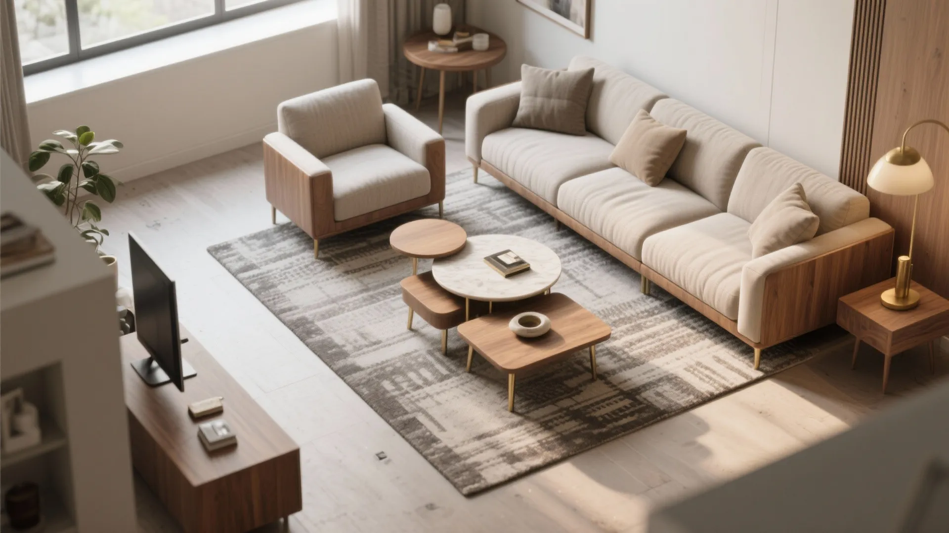 Right Scale Furniture and Flexible Layouts