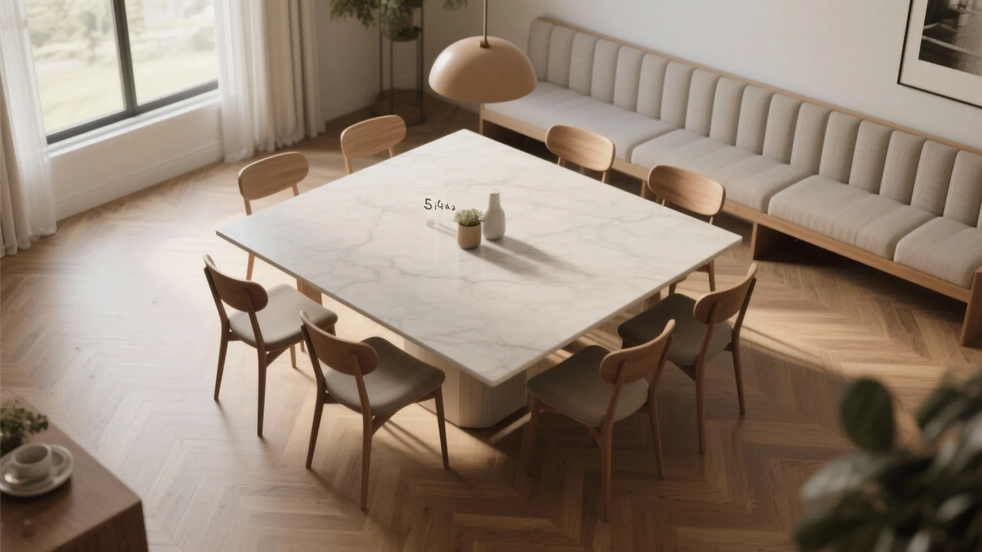 3. Optimize circulation around the table