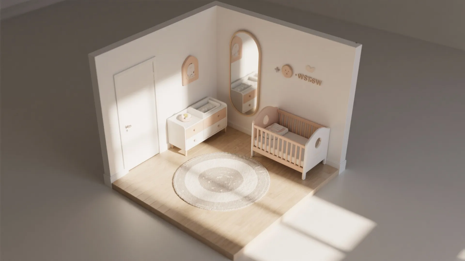 3. Trick the eye with light and layout