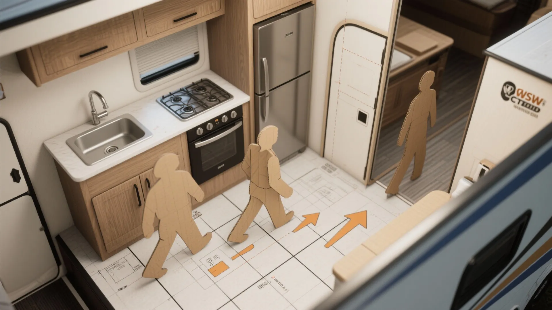 5. Layout that respects movement and safety