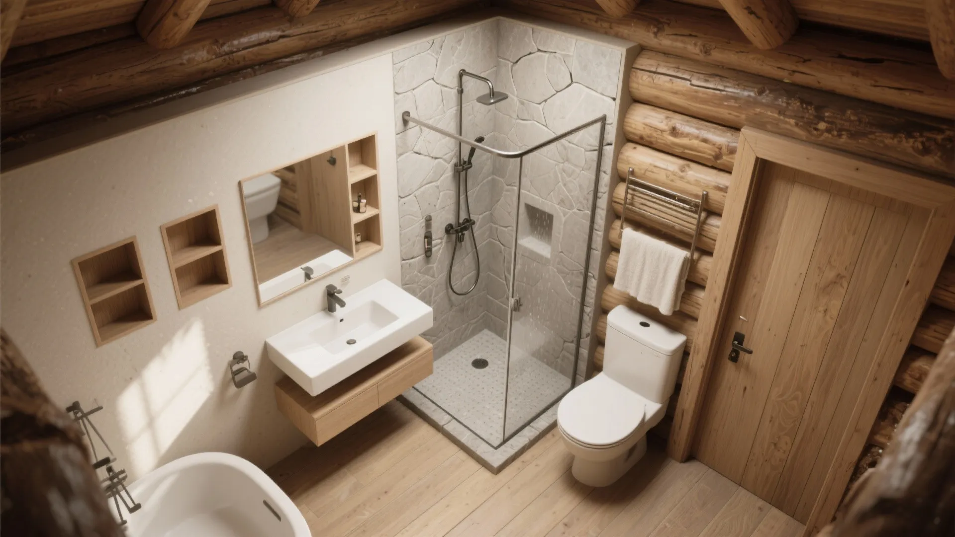 3. Smart layouts: compact wet zones and nook showers