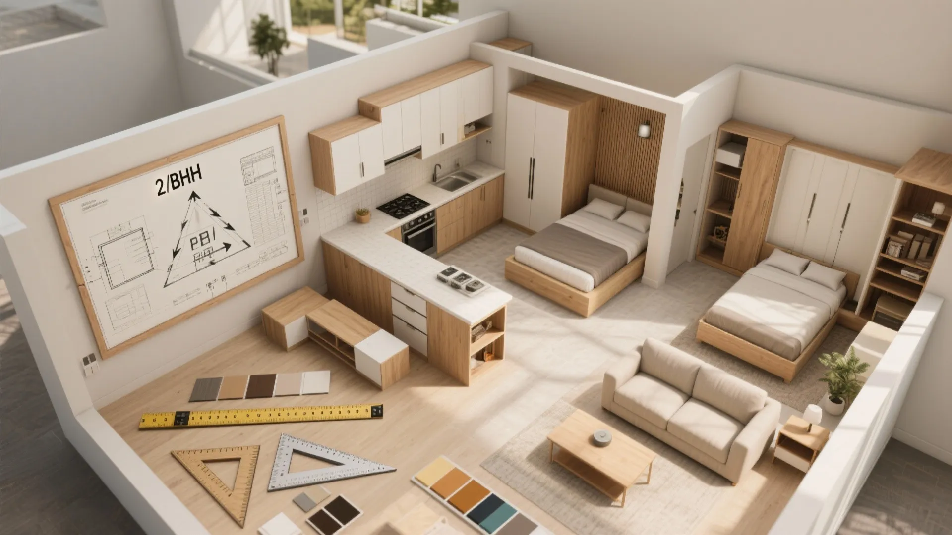 Plan layouts before purchases