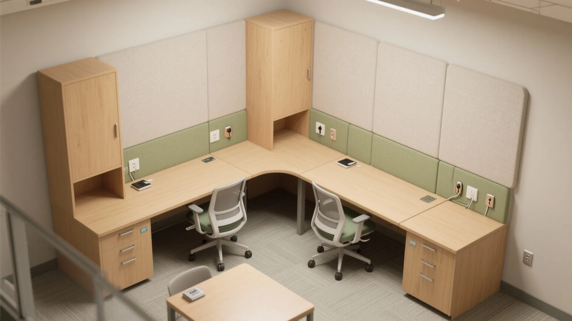 Space-Multiplying Layouts: L-Shapes and Modular Tables