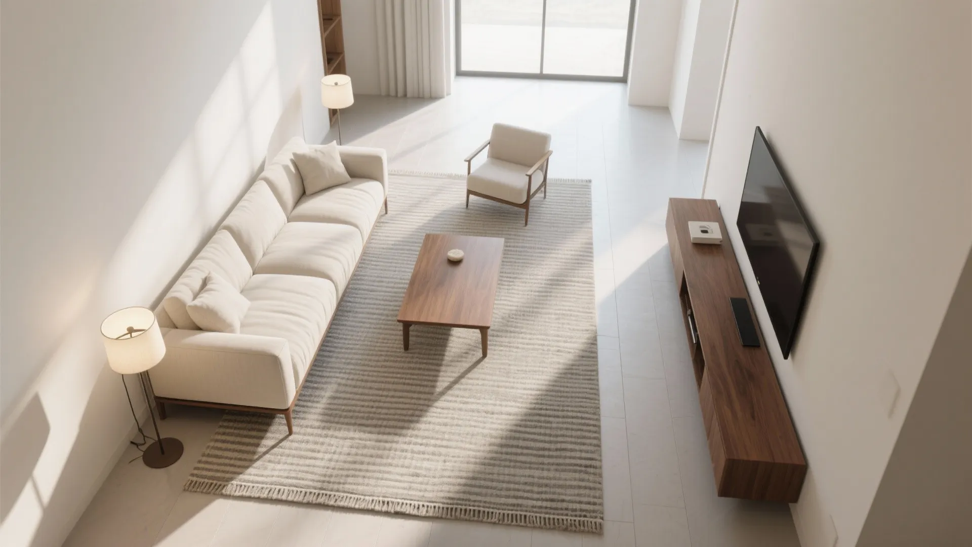 Layout: let the room breathe