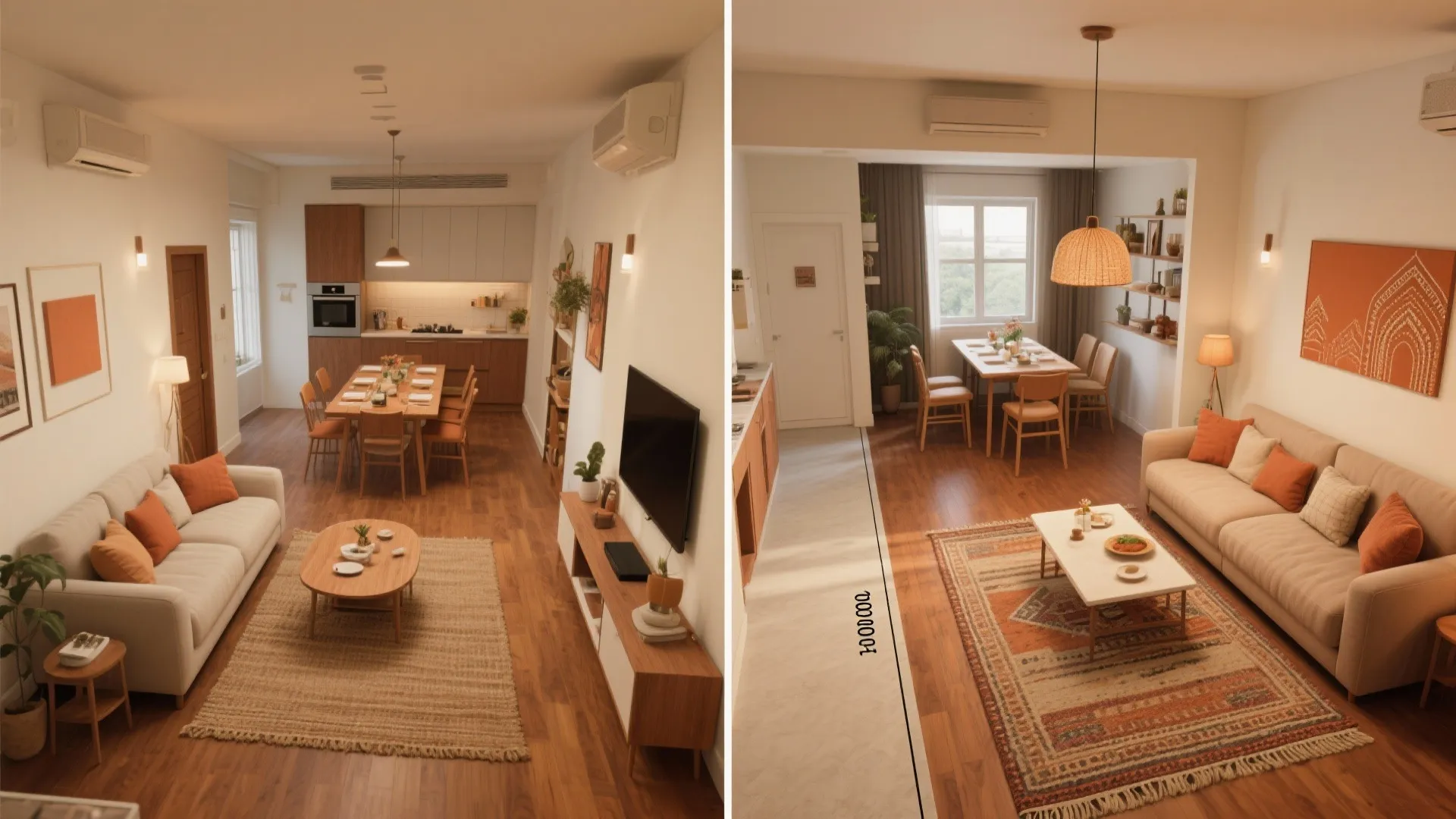 Layout that works: linear or L-shaped zones