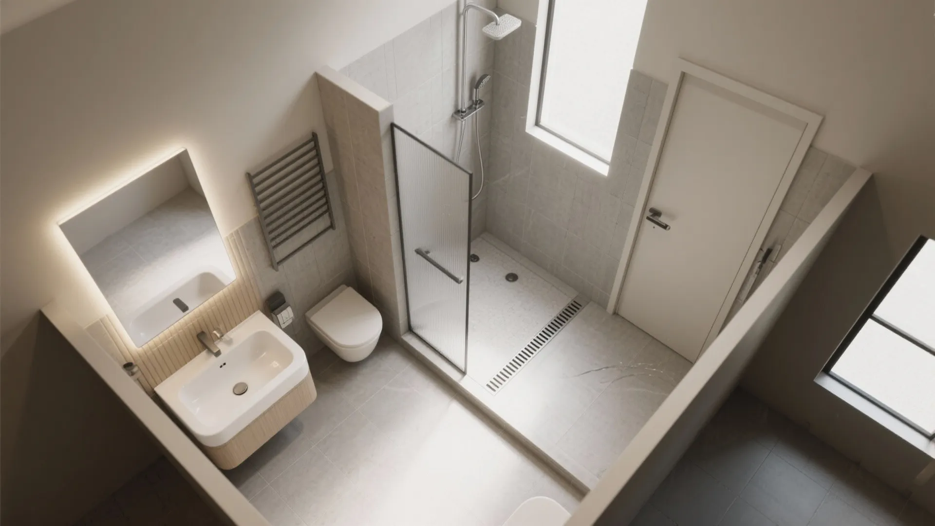 Space-Savvy Layouts: Doors, Basins, and Storage