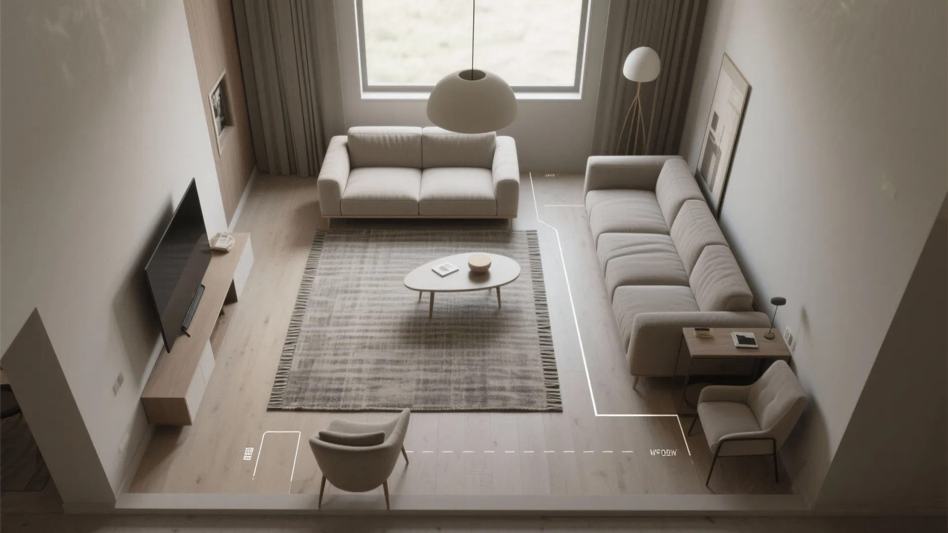 Low-Proportioned Seating and Floating Lines