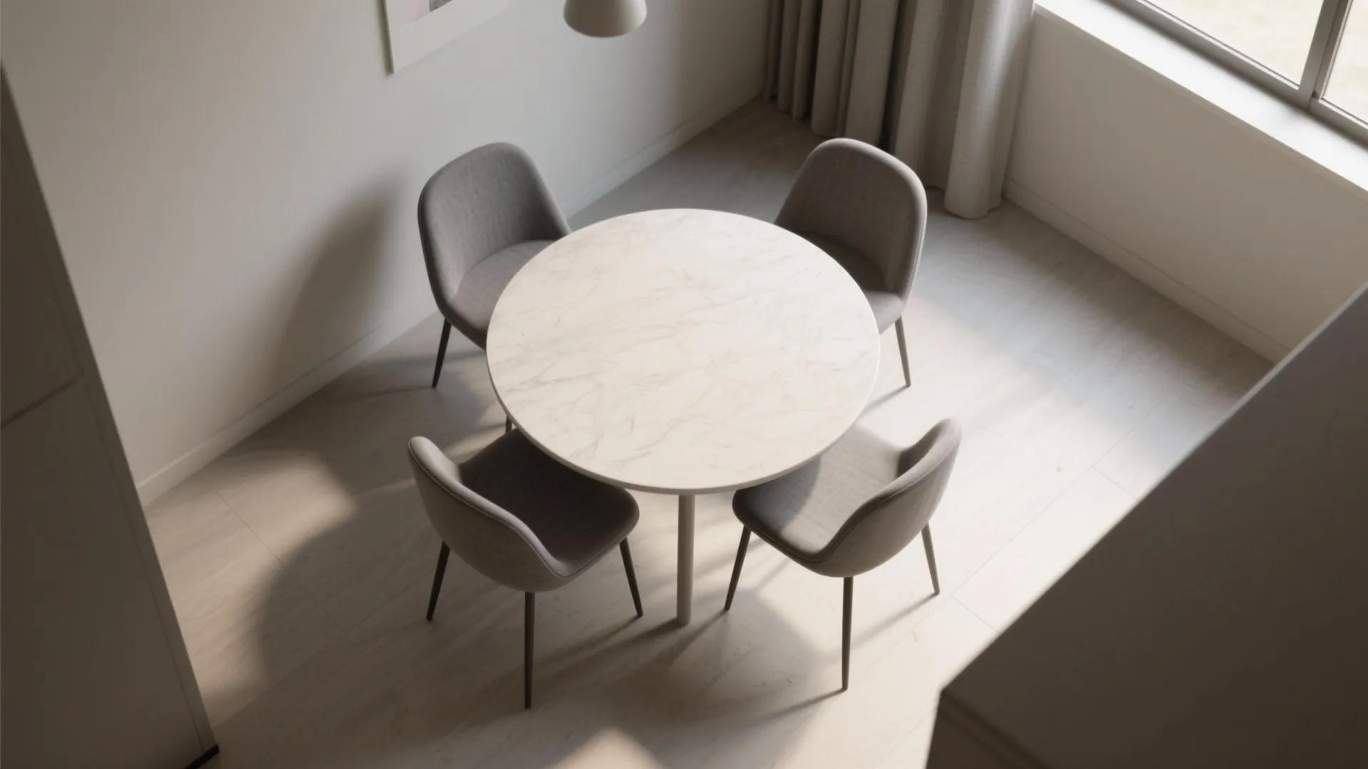 3. Space-saving layouts for four seats