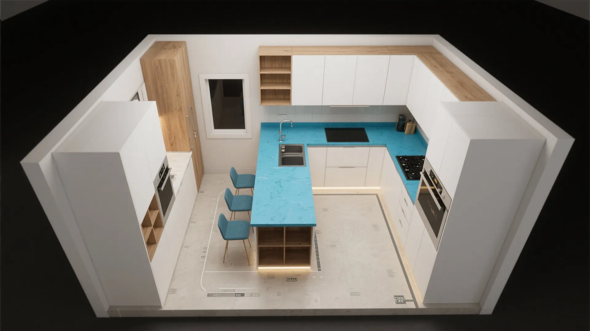 5. Optimize layout for small kitchens