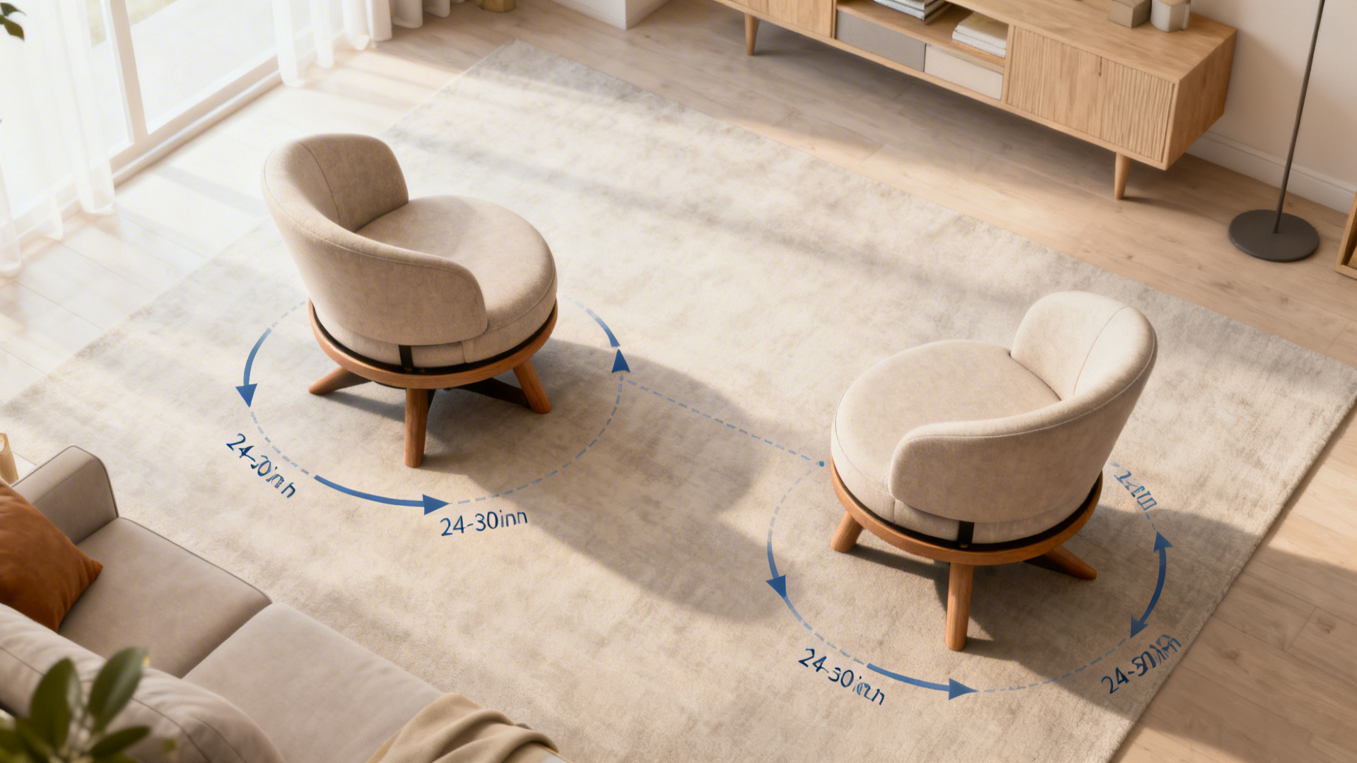 Small Chair Rdius Small Living Room Feels Tight? 5 Swivel Chairs That Fit