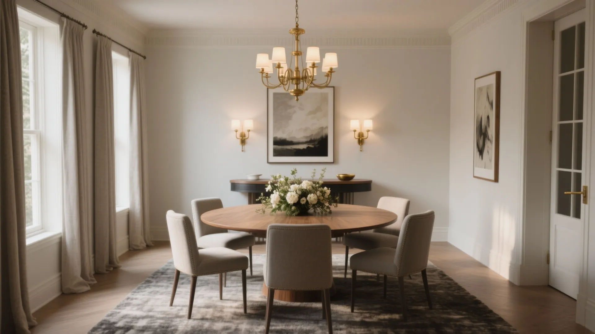 Symmetry and circulation for a gracious layout