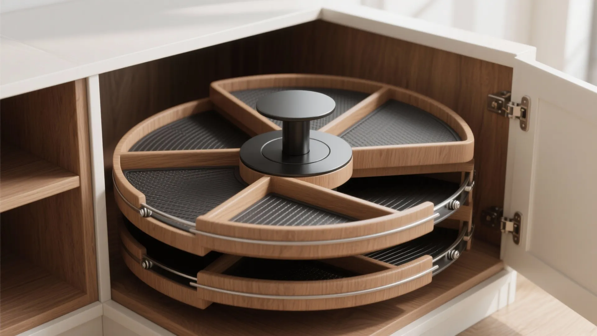 1. Upgraded Lazy Susan — not the 90s spinny thing