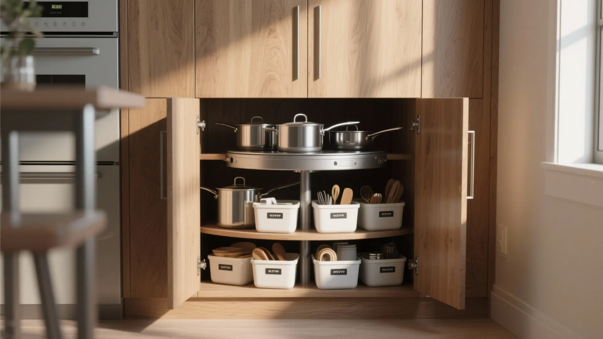 1. The Classic Lazy Susan (with a modern twist)