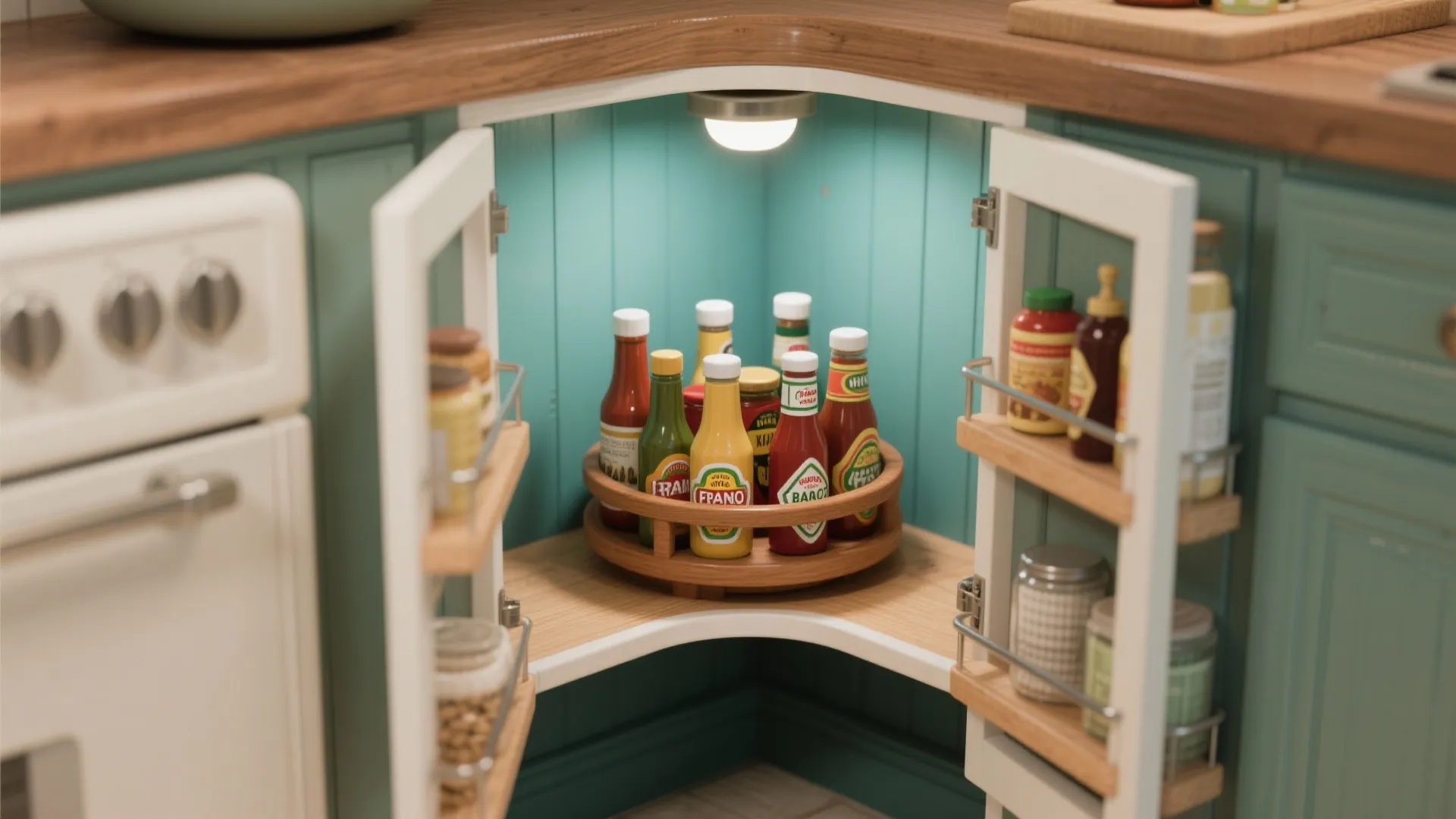 4. Lazy Susans for Corners