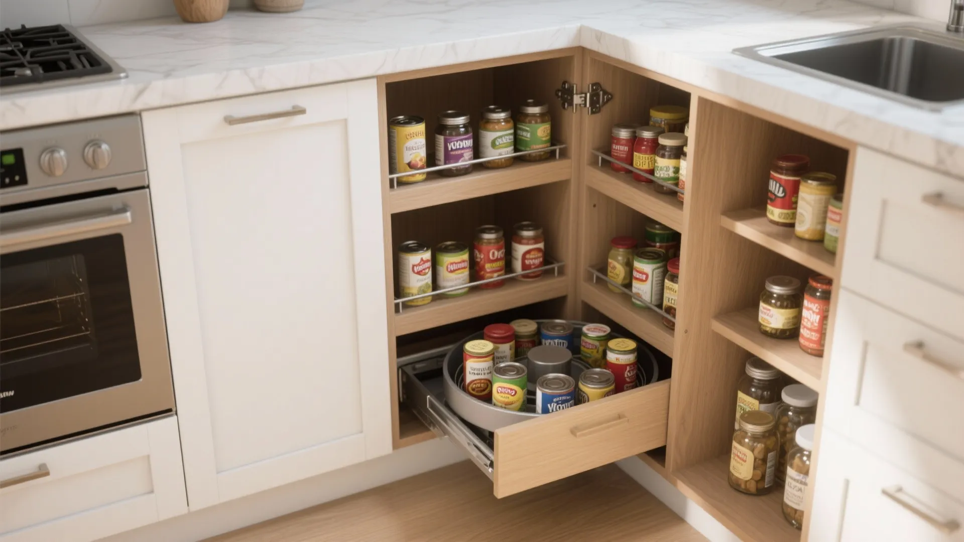 2. Lazy Susan Corner Unit