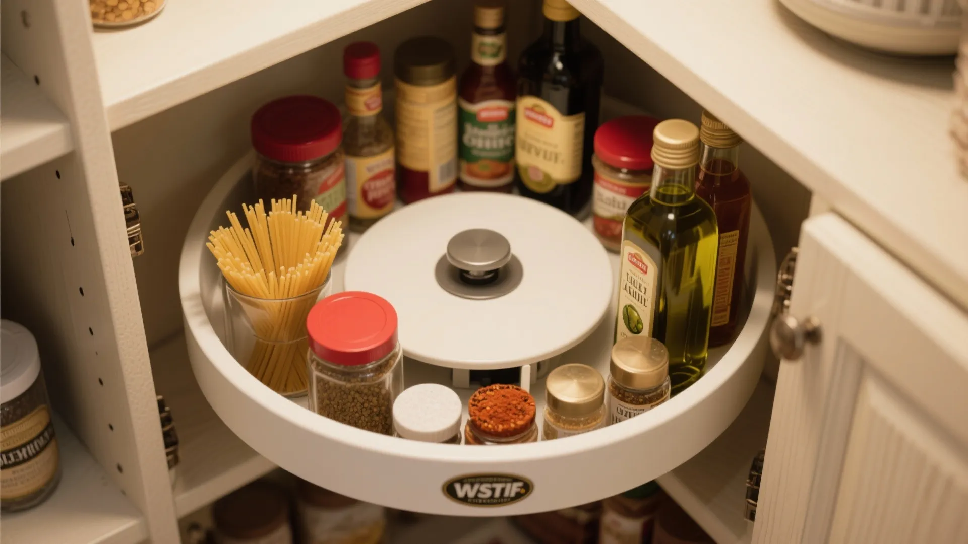 4. Corner Pantry Cabinet with Lazy Susan
