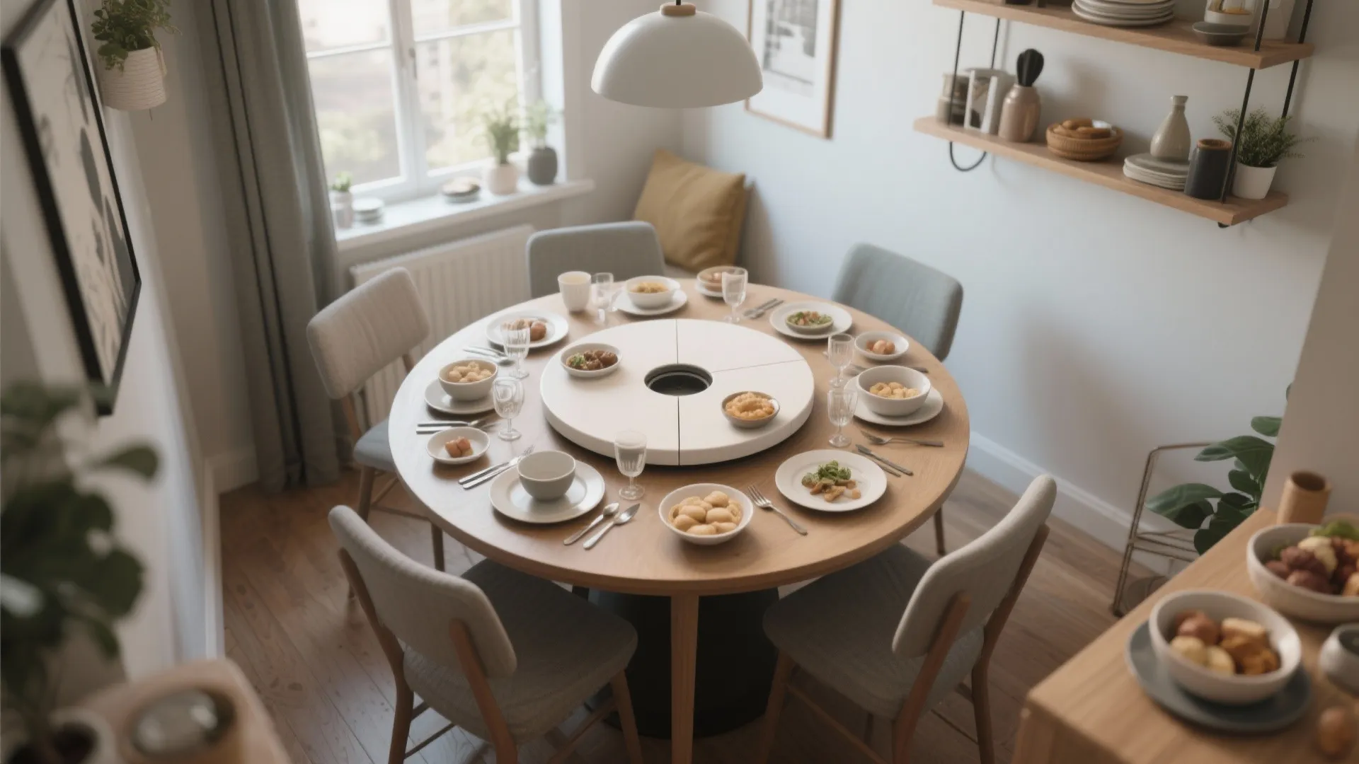 8. Built-in Lazy Susan