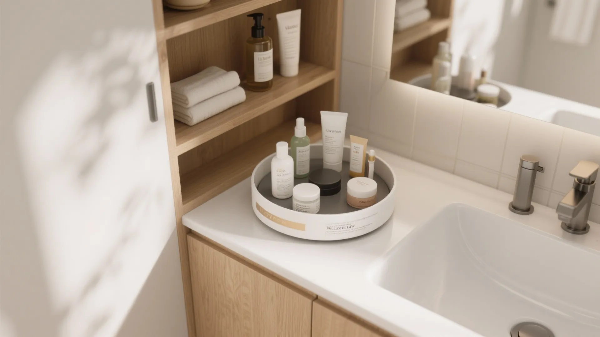 3. Lazy Susan for Toiletries