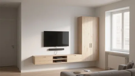 LCD Wall Design Simple: 5 Smart Media Wall Ideas