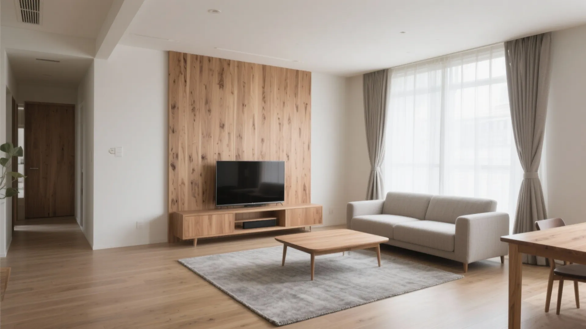 LDの“視線コリドー”で広がりをつくる日式風格の演出