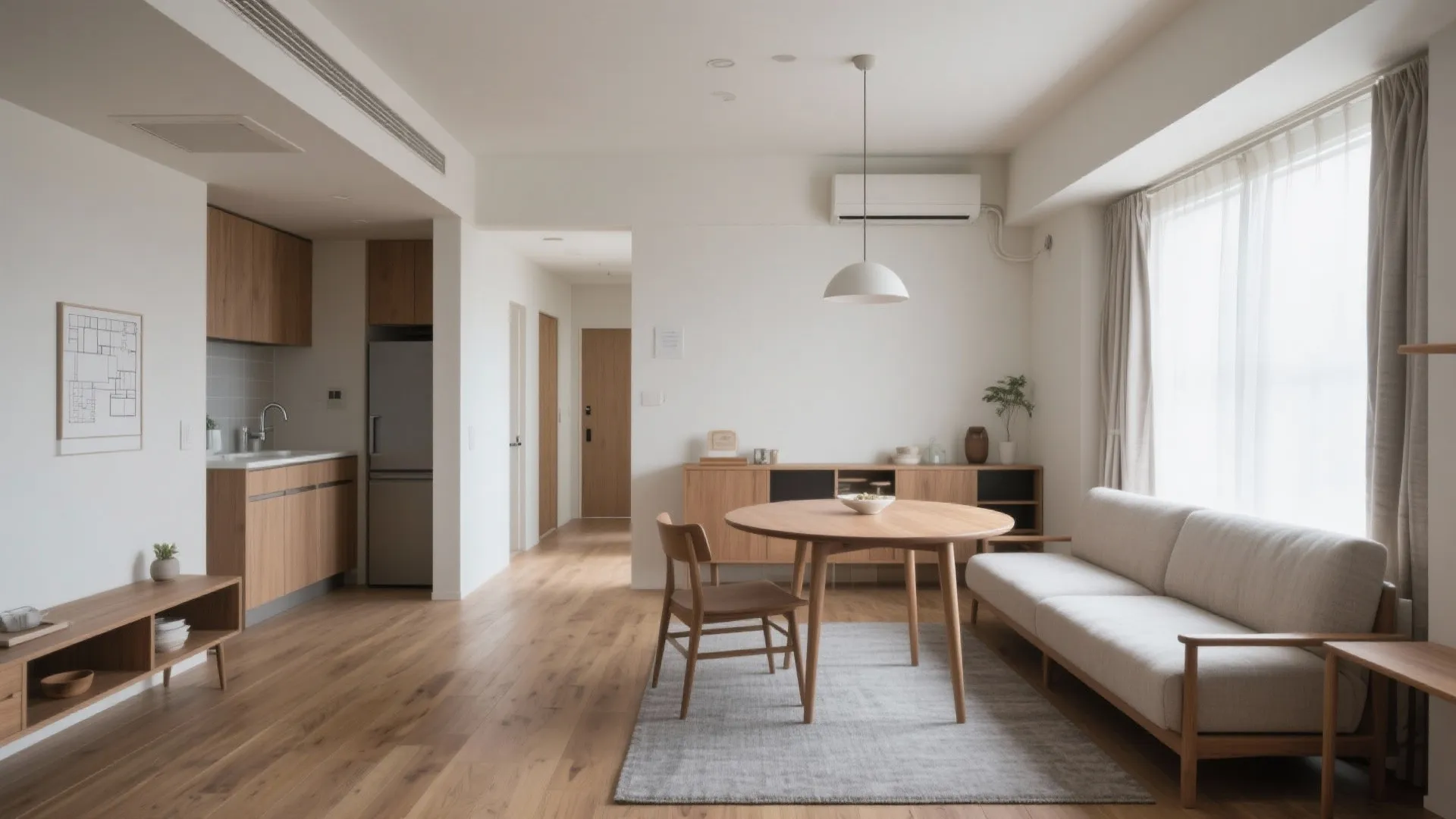 リビングの基点化で家族渋滞を解消（東京小户型×動線规划）