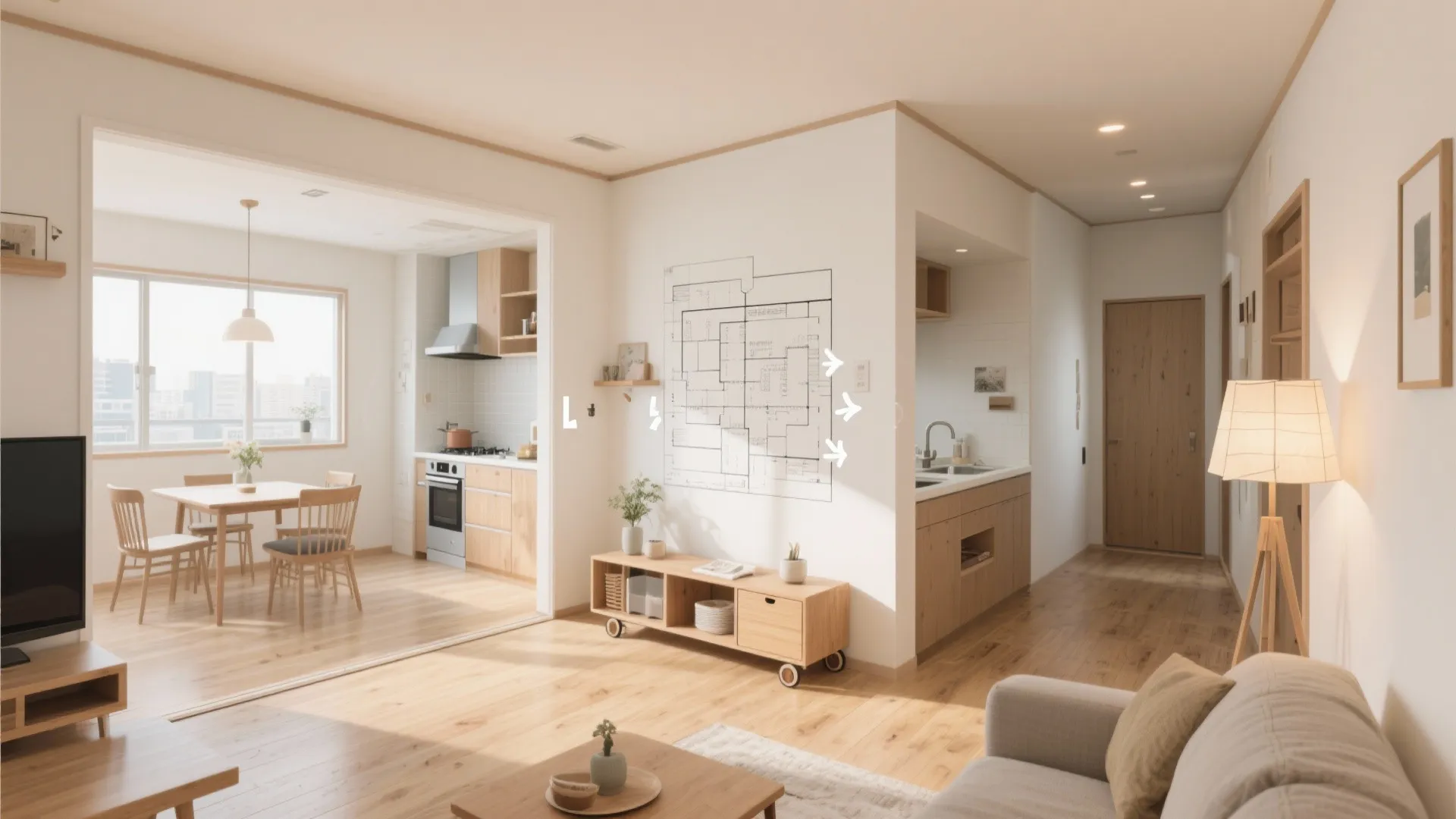 Tips 1: LDKを“回遊動線”にして家事と育児を同時に楽にする（動線规划・日式风格）