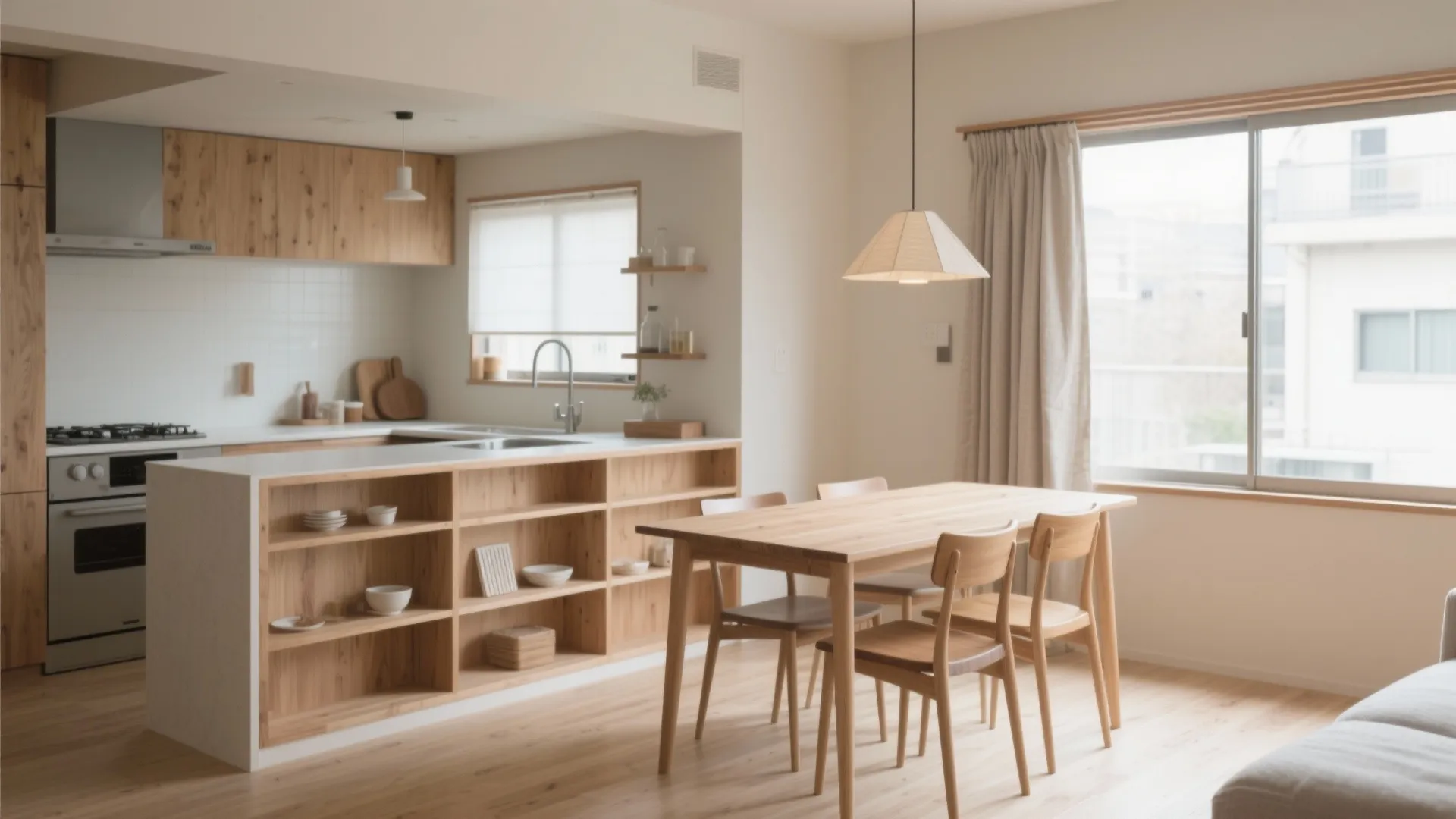 Tips 4: LDKは“見える/見えない”の境界をつくる——視線整理で広がりを出す（東京小戸型／日式風格／収納技巧）