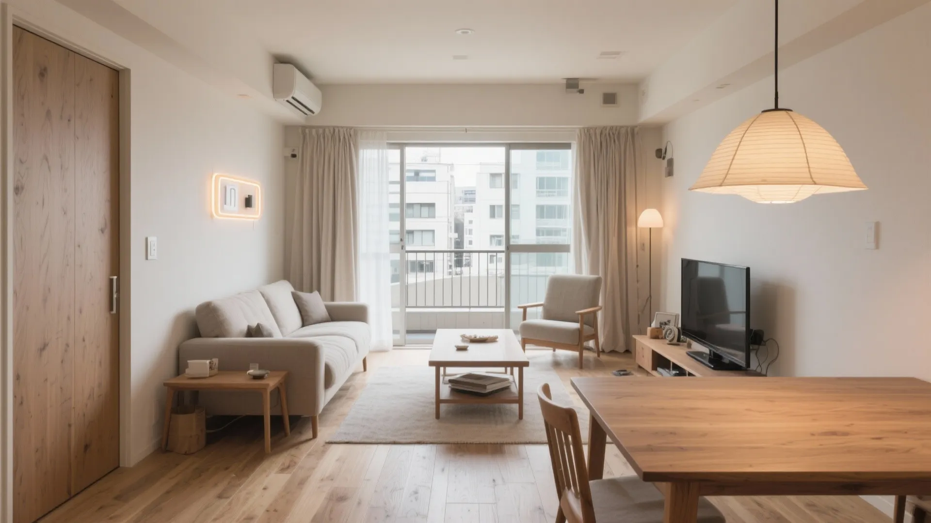 Tips 1: LDKの視線を一本化して「主役の軸」を作る（東京小戸型 × 動線规划）